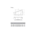 Ванна акриловая Vayer Trinity R/L 